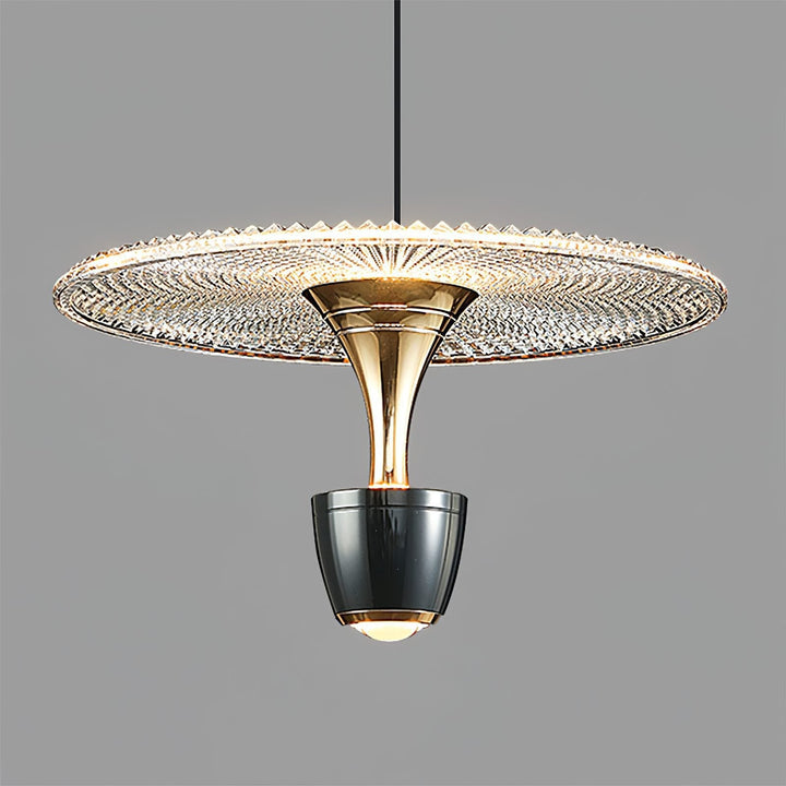 Lampe Suspendue Moderne en Forme de Disque LED