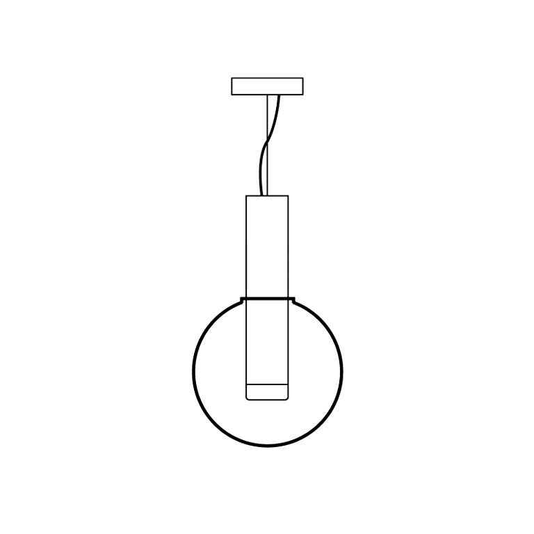 Lampe suspendue Collection Isabel