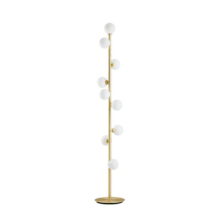 Lampe de sol en verre nordique