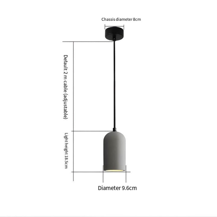FORGI | Lampe suspendue en béton unique