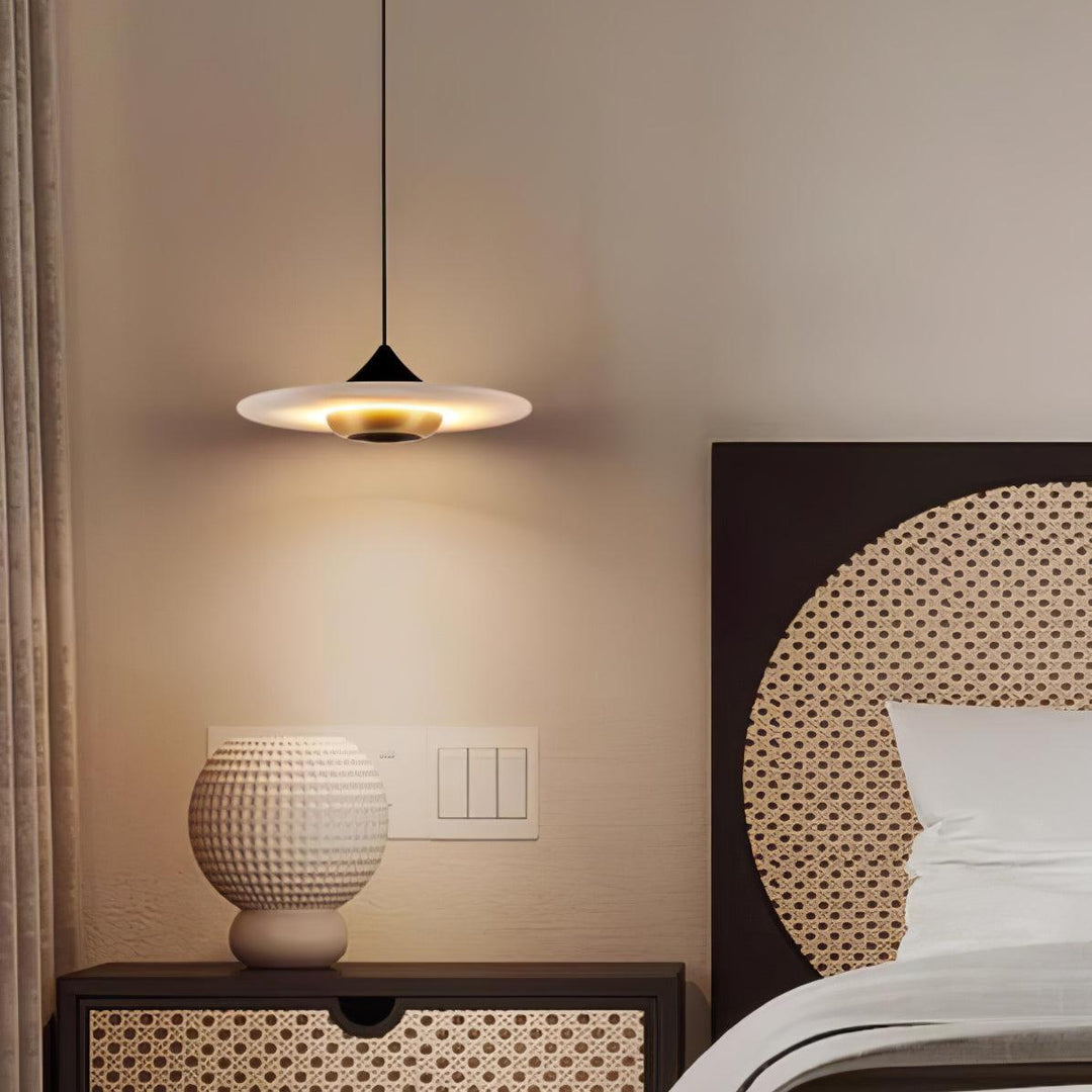 Lampe Suspendue Marbre Soucoupe Volante