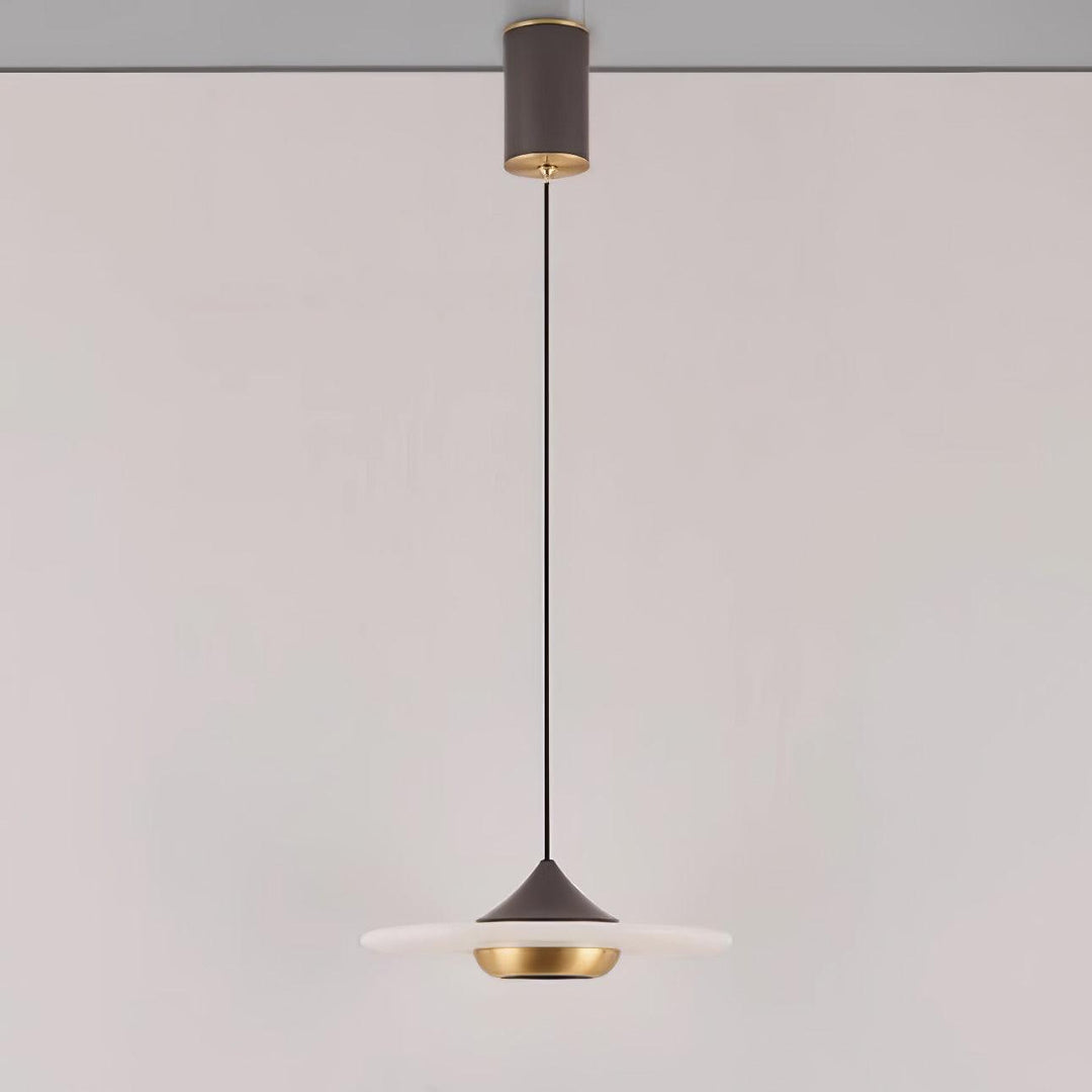 Lampe Suspendue Marbre Soucoupe Volante