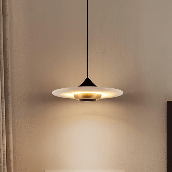 Lampe Suspendue Marbre Soucoupe Volante