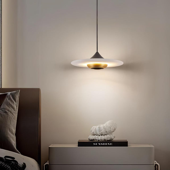 Lampe Suspendue Marbre Soucoupe Volante