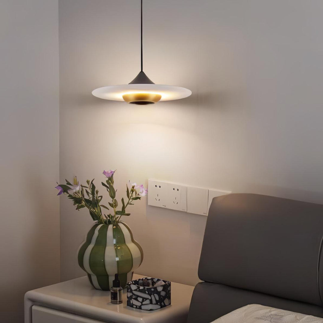 Lampe Suspendue Marbre Soucoupe Volante