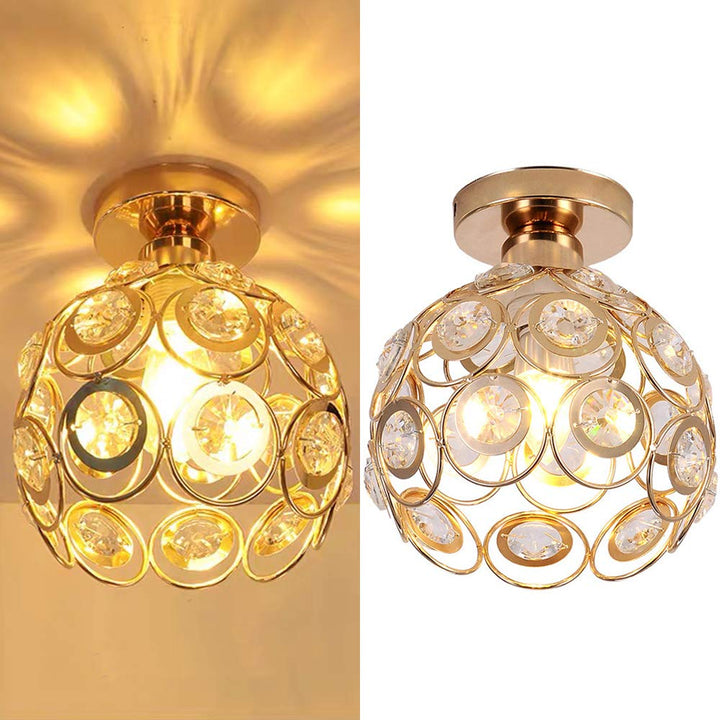 Superbe Lustre de Luxe Doré pour Hall