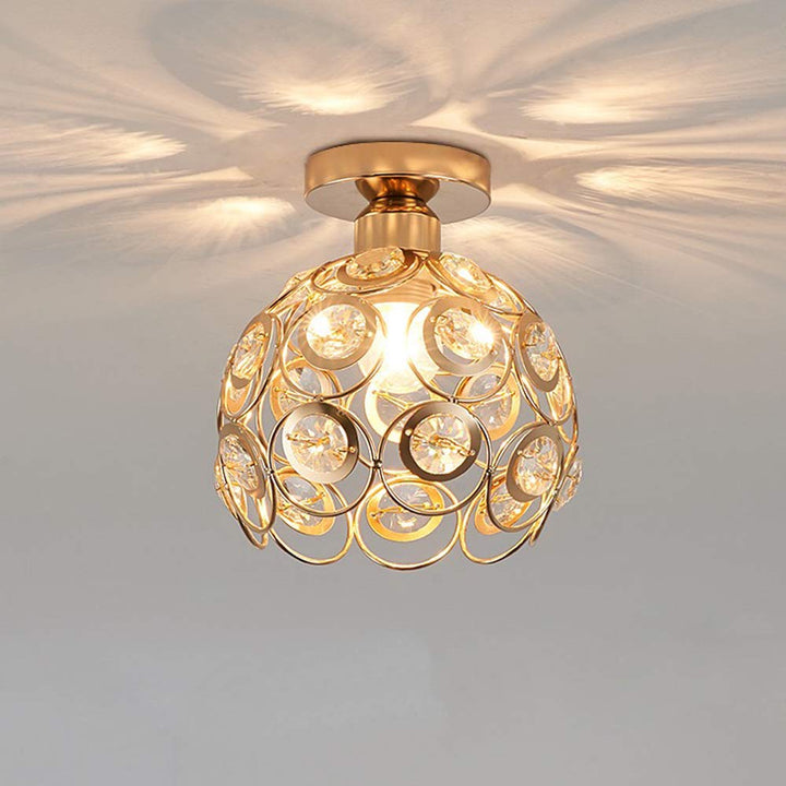 Superbe Lustre de Luxe Doré pour Hall