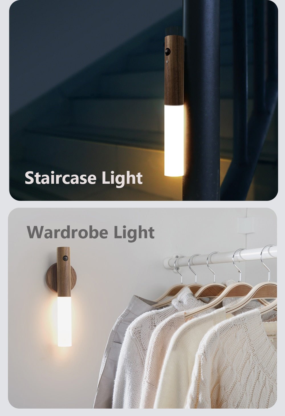 MagnetTourch™ LED Lampe de Nuit Rechargeable avec Capteur de Mouvement