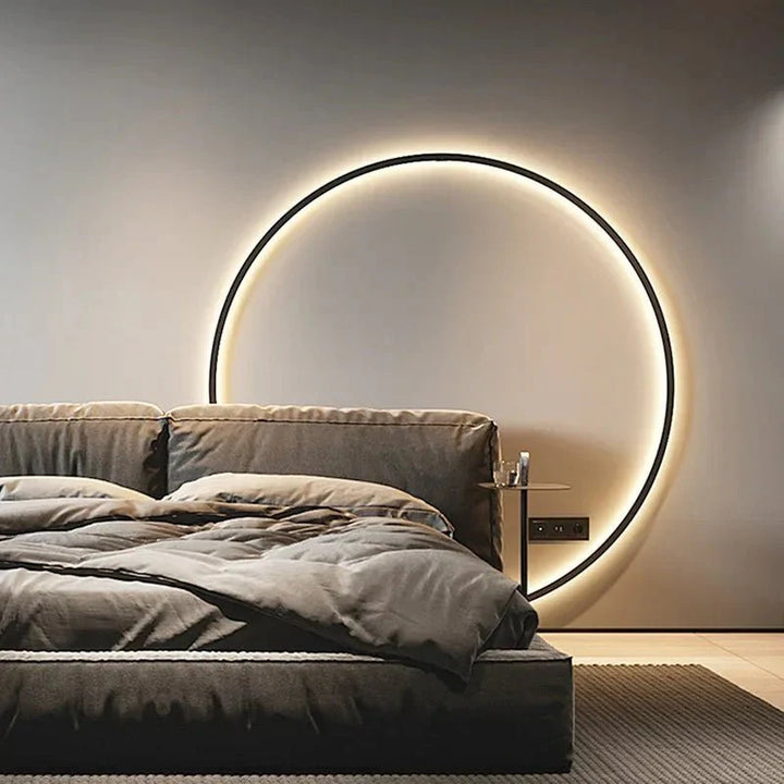 LumiRing - Applique murale ronde minimaliste