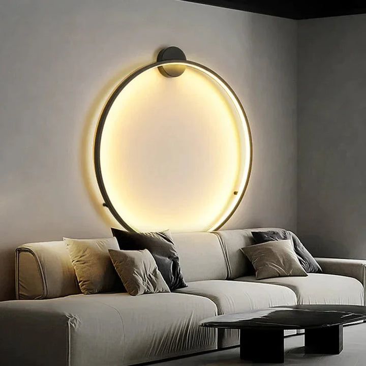 LumiRing - Applique murale ronde minimaliste