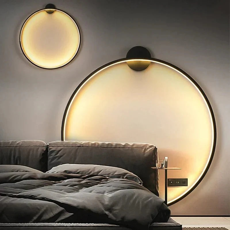 LumiRing - Applique murale ronde minimaliste