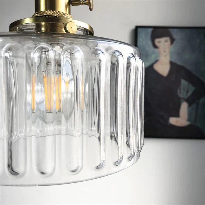 Lampe Suspendue en Cristal Vintage