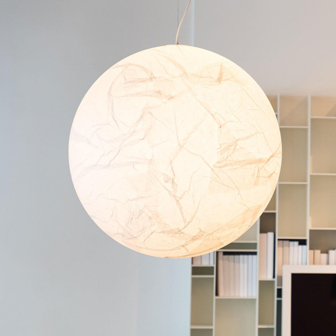 Lampe suspendue en soie de lune