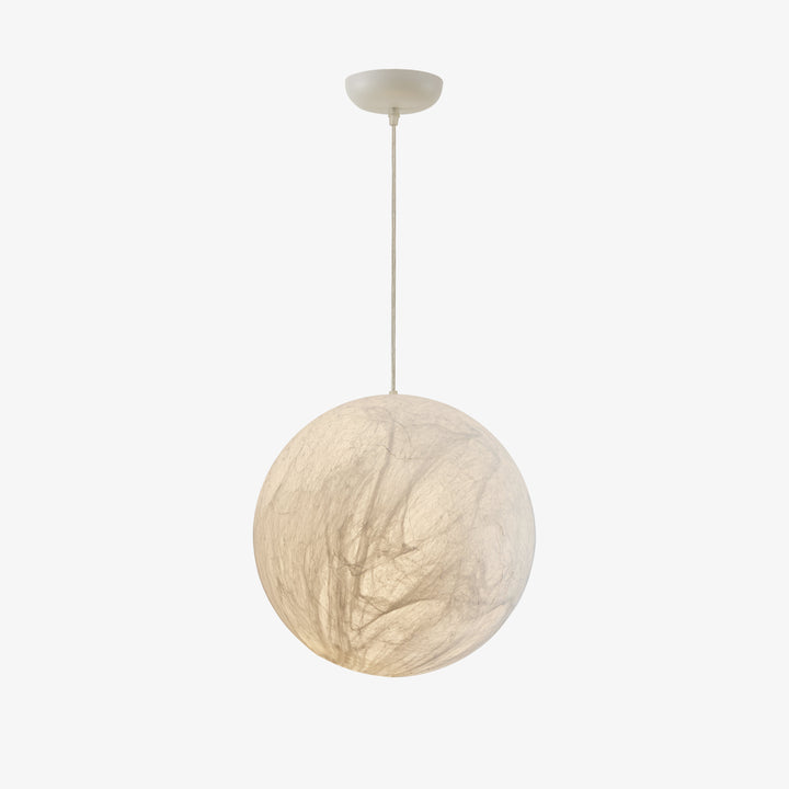 Lampe suspendue en soie de lune