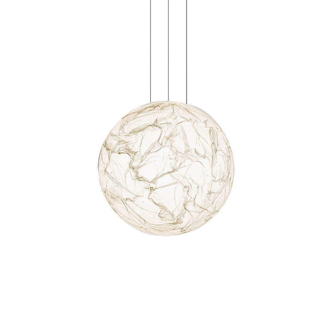 Lampe suspendue en soie de lune
