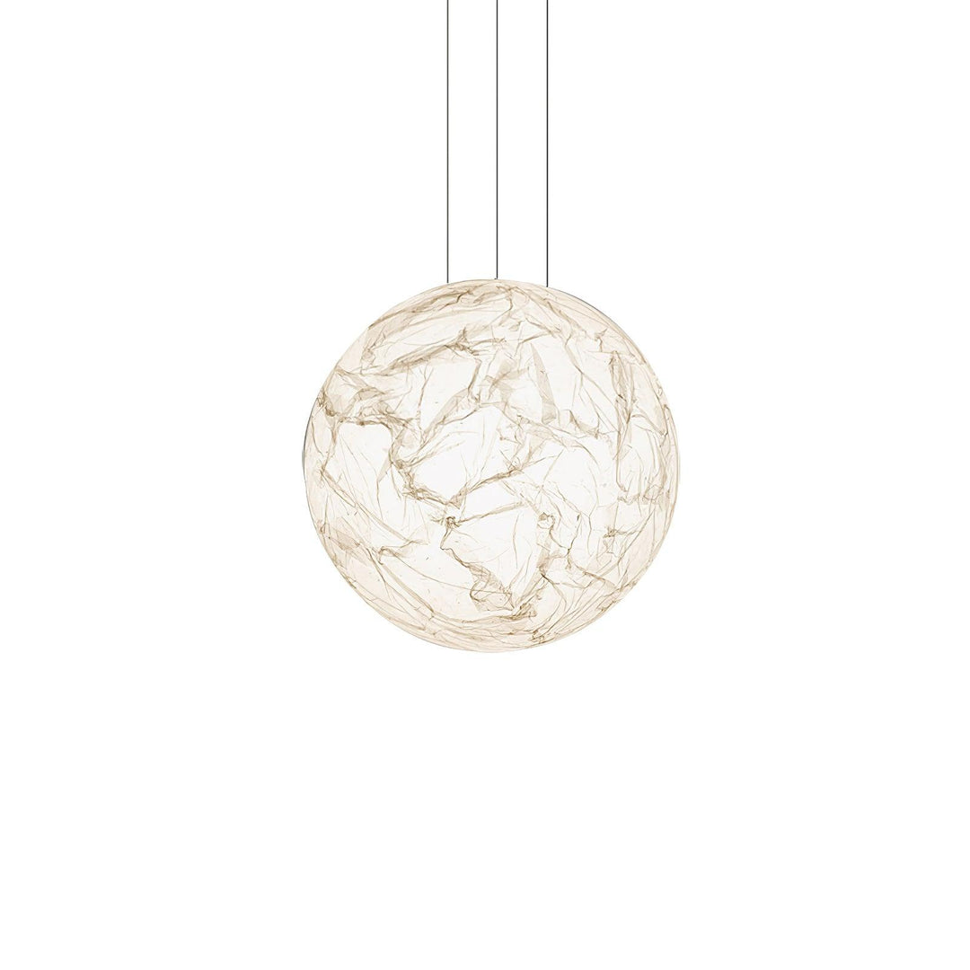 Lampe suspendue en soie de lune