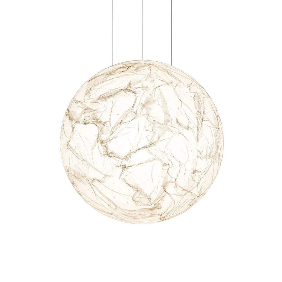 Lampe suspendue en soie de lune
