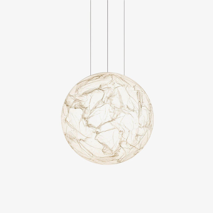 Lampe suspendue en soie de lune
