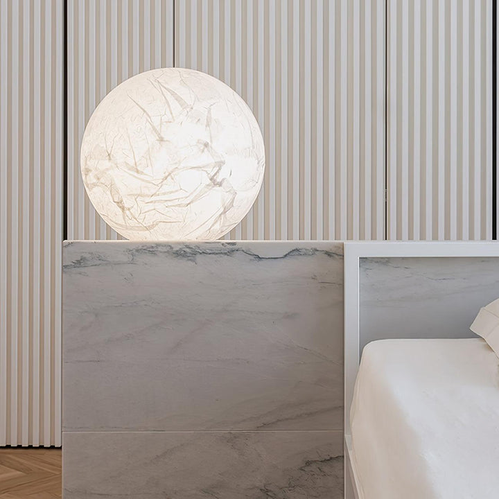 Lampe suspendue en soie de lune