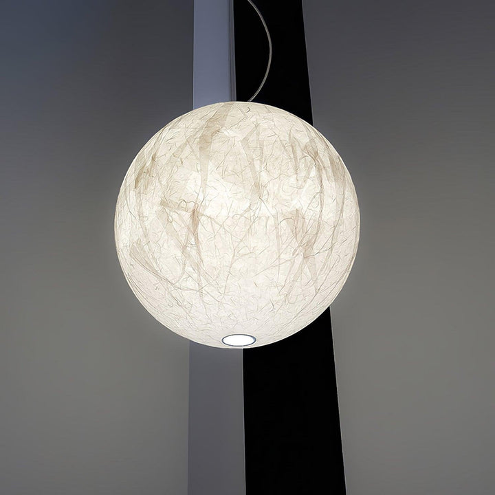 Lampe suspendue en soie de lune