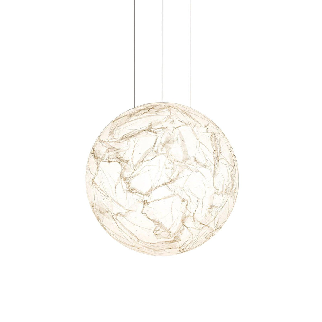 Lampe suspendue en soie de lune