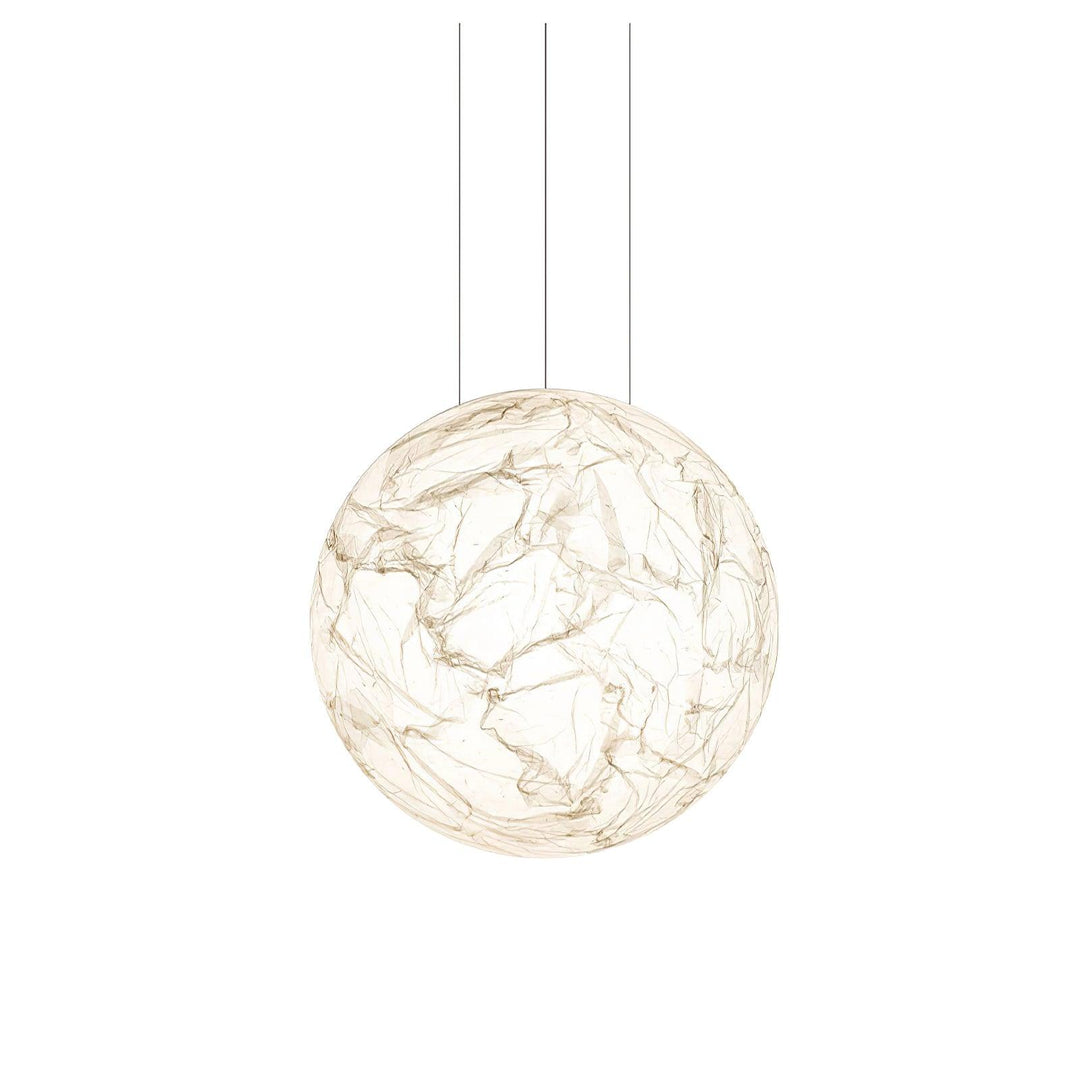 Lampe suspendue en soie de lune