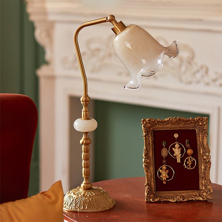 RoseLamp | Lampe de Table en Laiton de Mode