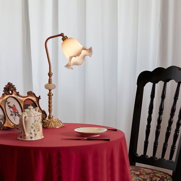 RoseLamp | Lampe de Table en Laiton de Mode