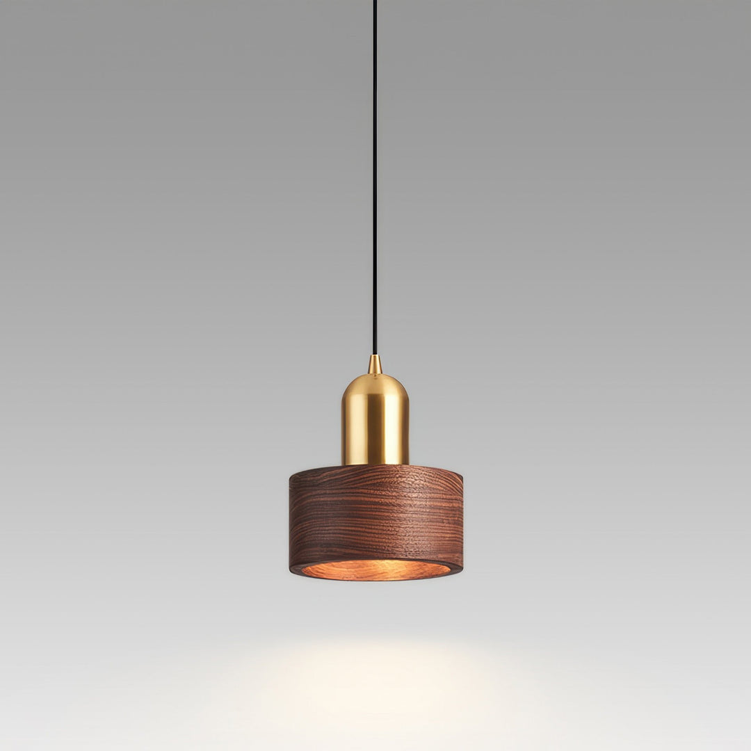 Lampe Suspendue Cylindrique Style Japonais