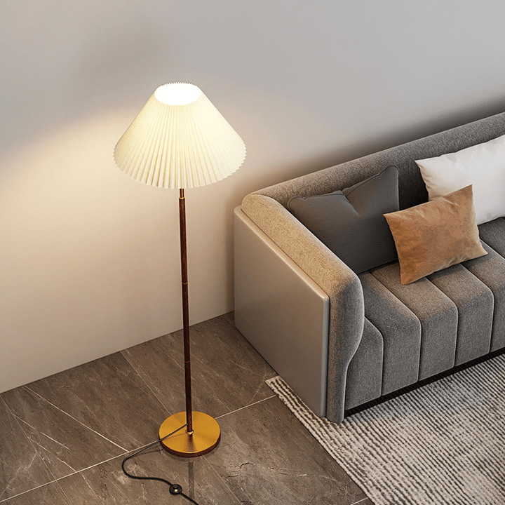 Lampe de sol en papier de riz moderne