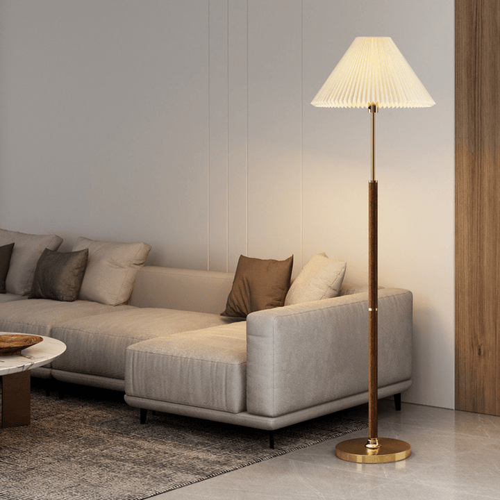 Lampe de sol en papier de riz moderne