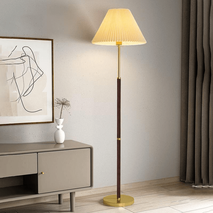 Lampe de sol en papier de riz moderne