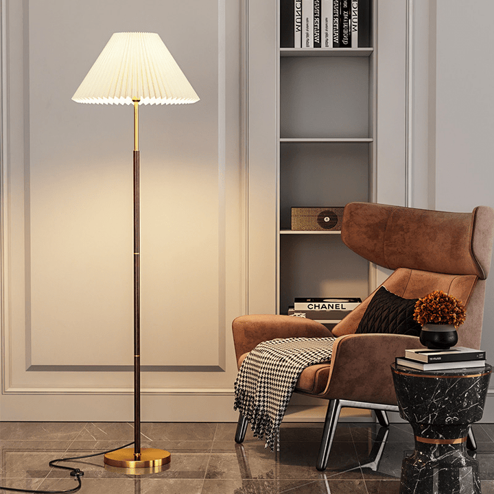 Lampe de sol en papier de riz moderne