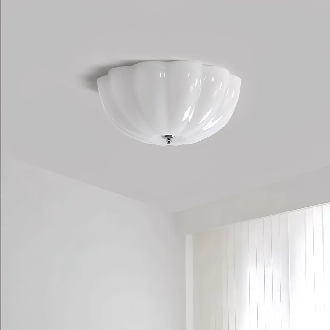 Lampe Plafonnier Coquille Opale