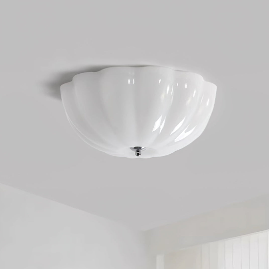Lampe Plafonnier Coquille Opale