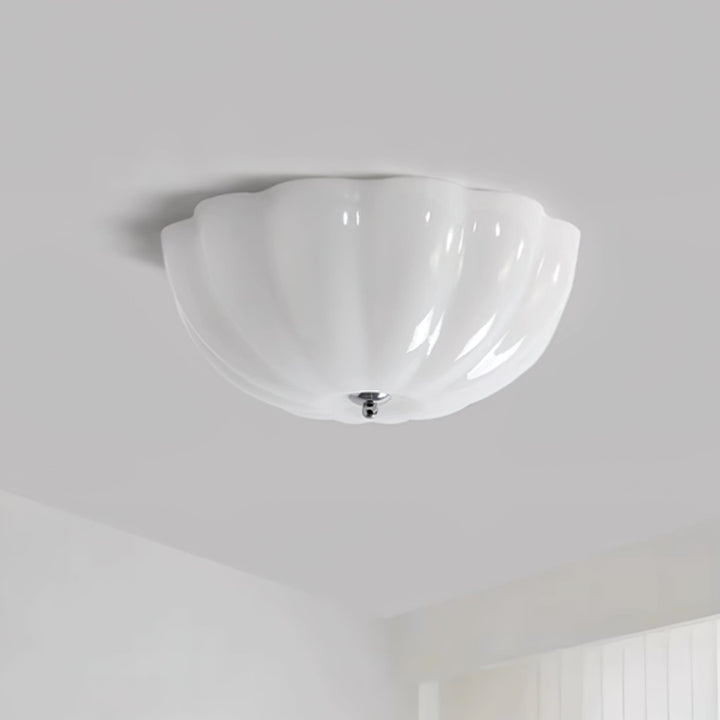 Lampe Plafonnier Coquille Opale