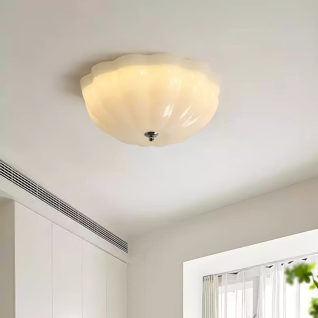 Lampe Plafonnier Coquille Opale