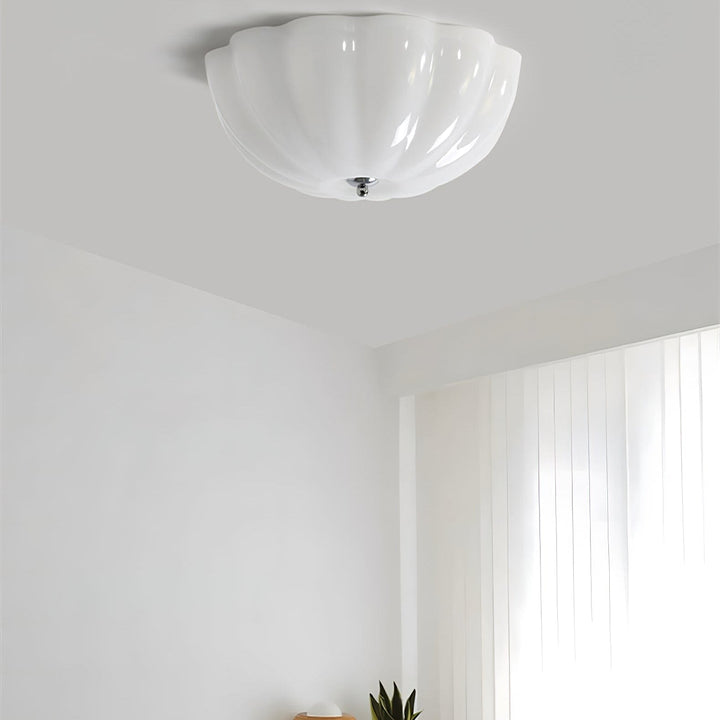 Lampe Plafonnier Coquille Opale