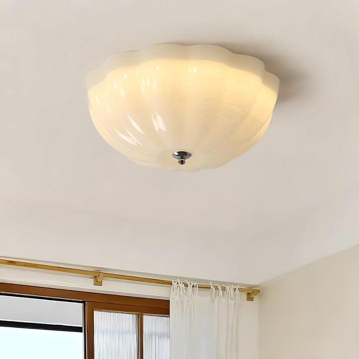 Lampe Plafonnier Coquille Opale