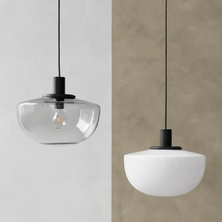 Lampes Suspendues en Verre en Forme de Boule Modernes
