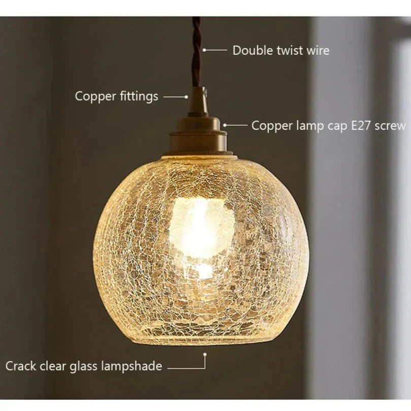 Suspension en verre cristallin