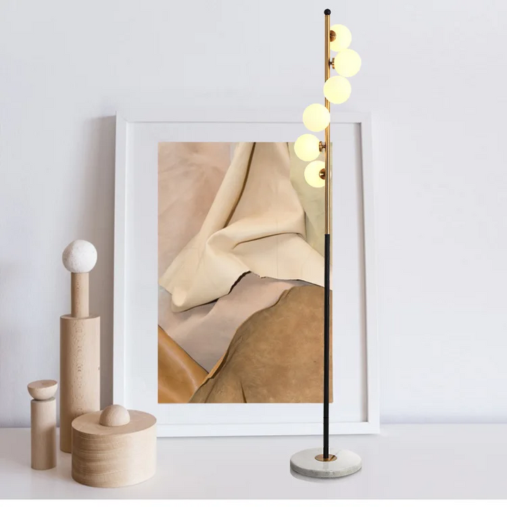 Lampe de sol en verre nordique
