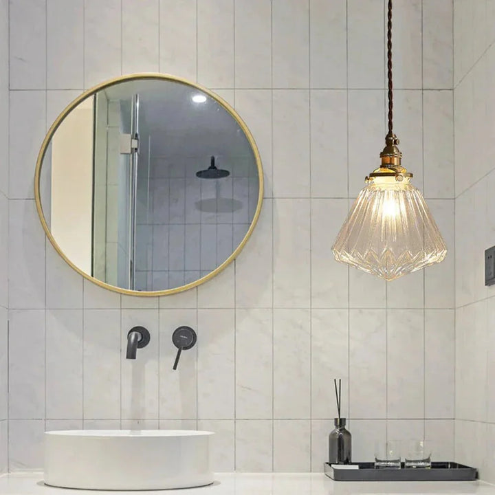 Suspension en verre cristallin