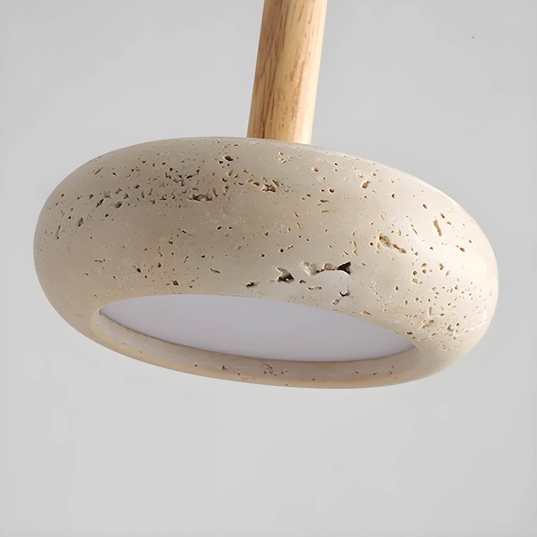 Lampe suspendue en style Wabi Sabi