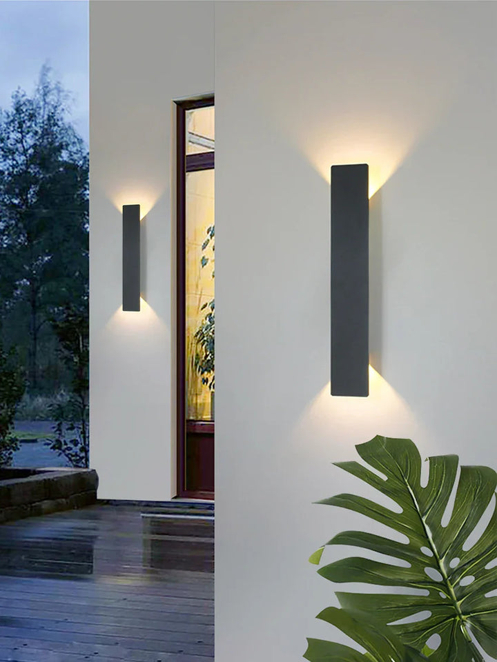 Triglow - Applique murale LED étanche pour l'extérieur