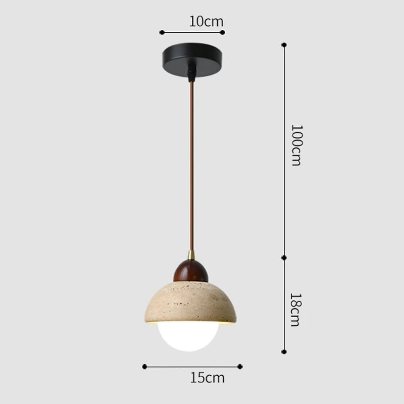 Lampe Suspendue en Marbre Naturel