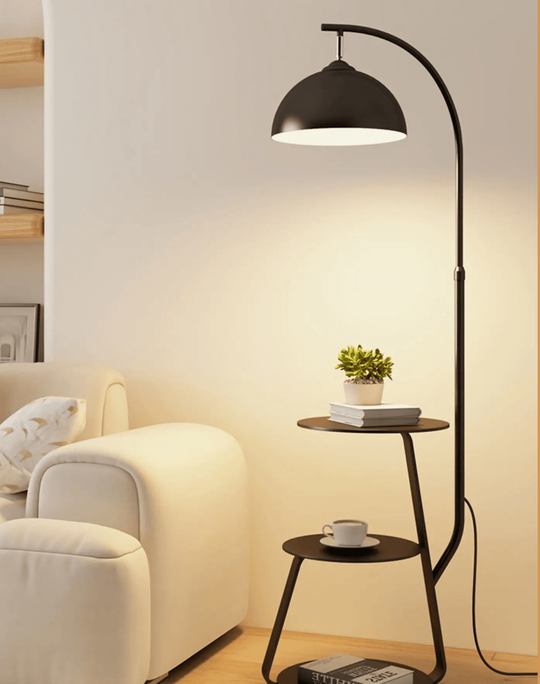 Table de lampe scandinave
