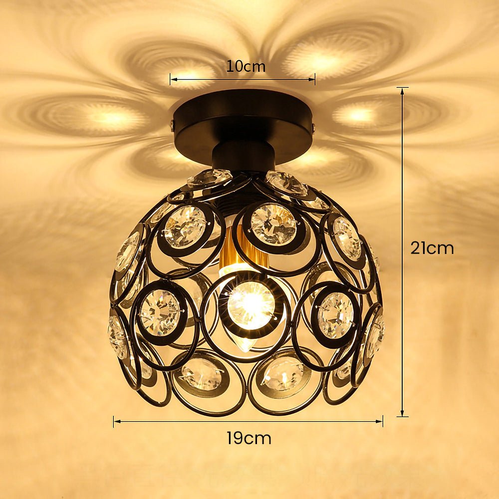 Superbe Lustre de Luxe Doré pour Hall