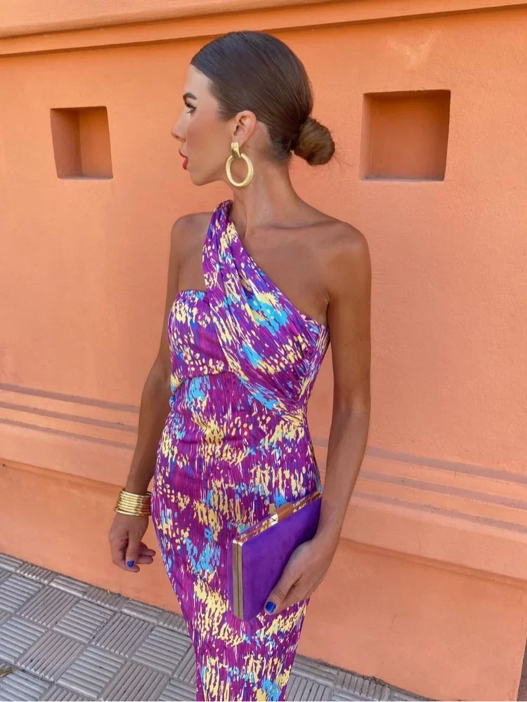 Irmgardi | Robe élégante à une épaule