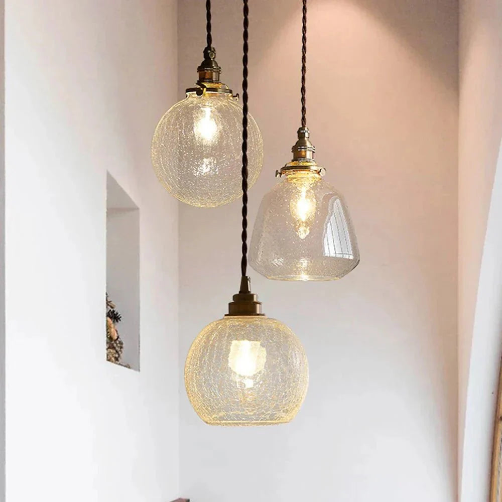 Suspension en verre cristallin